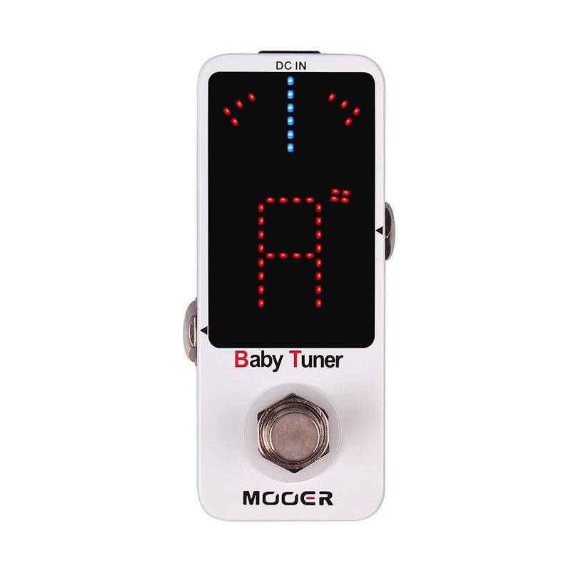 MOOER Tuner Pedal, Baby Tuner Guitar Pedal Mute Function Micro Tuner Tuning Pedal for Electric Instruments Electro-Acoustic Instruments - Image 1